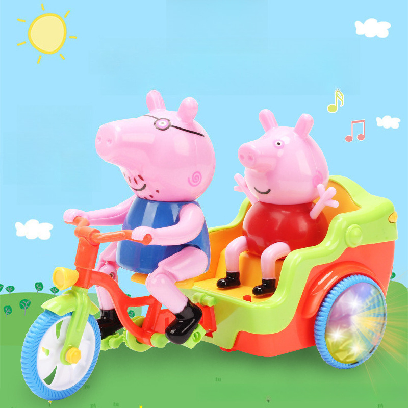 Ride On Toy Car - Passeio de porquinho rosa operado por