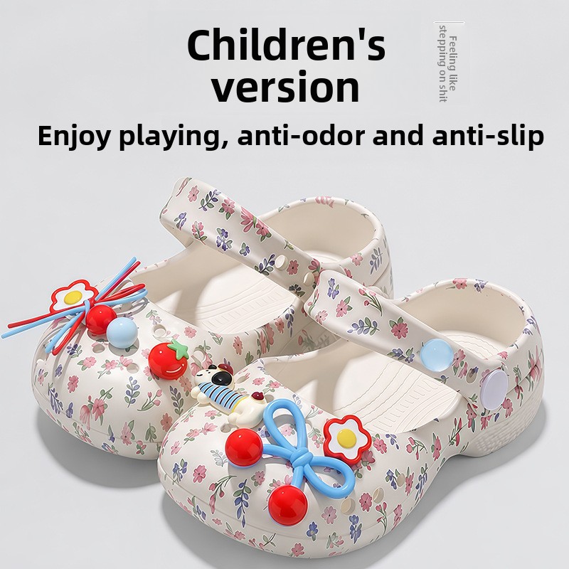 Kids Indoor Outdoor Slippers - Chinelo Infantil Feminino 2026 da Moda