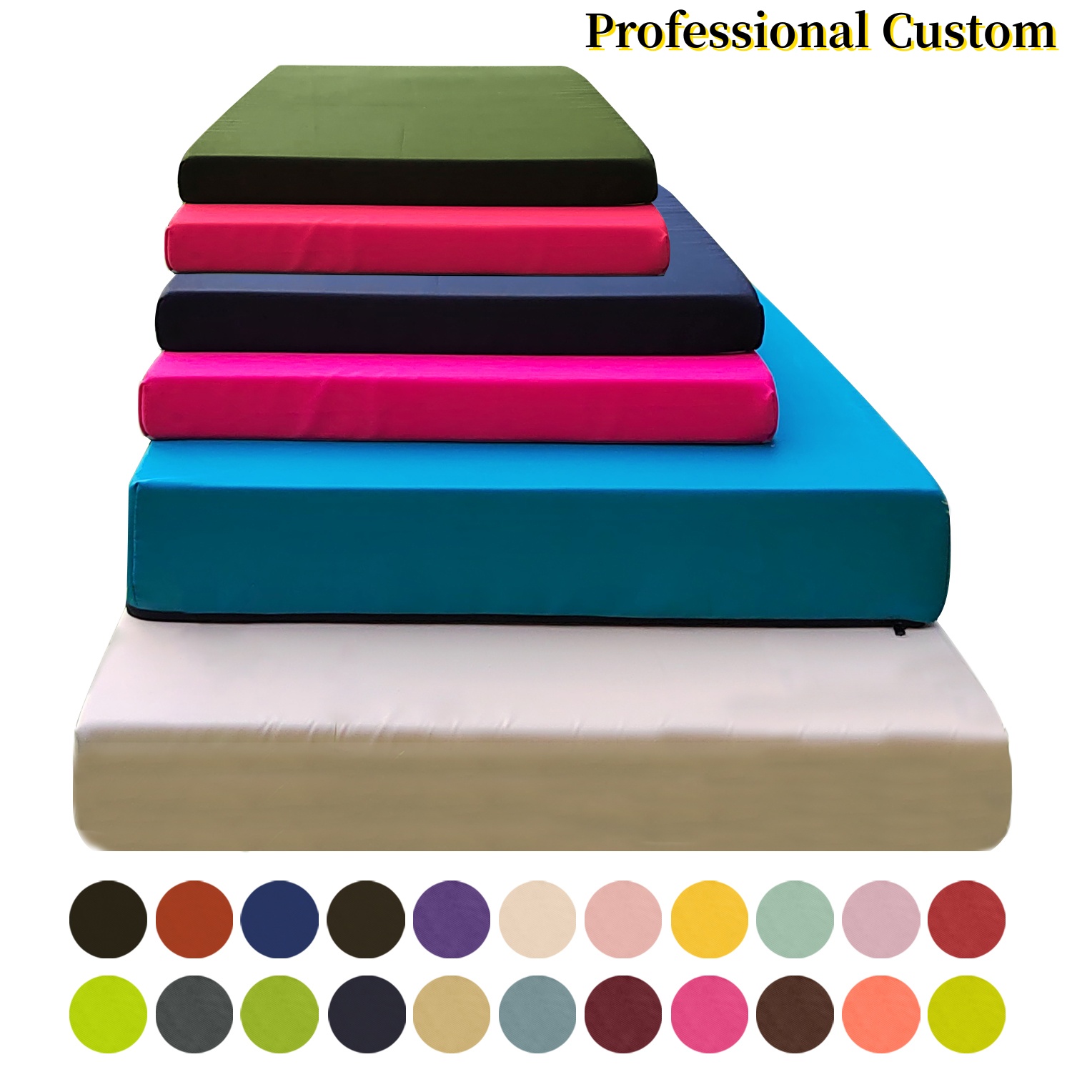 Kids Outdoor Seating - Almofadas Personalizadas Impermeáveis para Sofá, Banco,