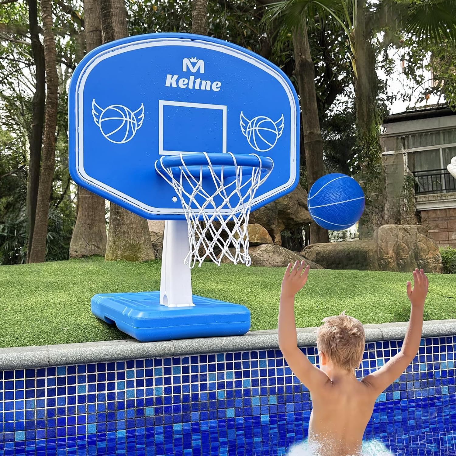 Outdoor Games For Kids - Aro de Basquete Grande para Piscina