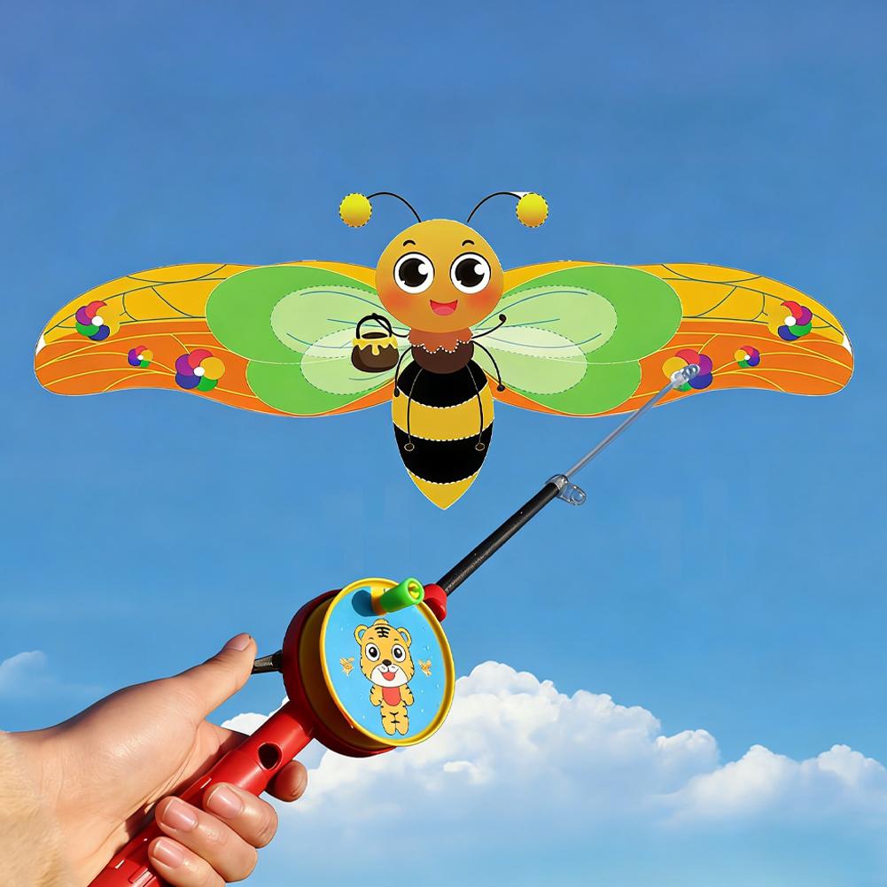 Kite Easy Fly Kids - Mini Vara de Pesca para Crianças,