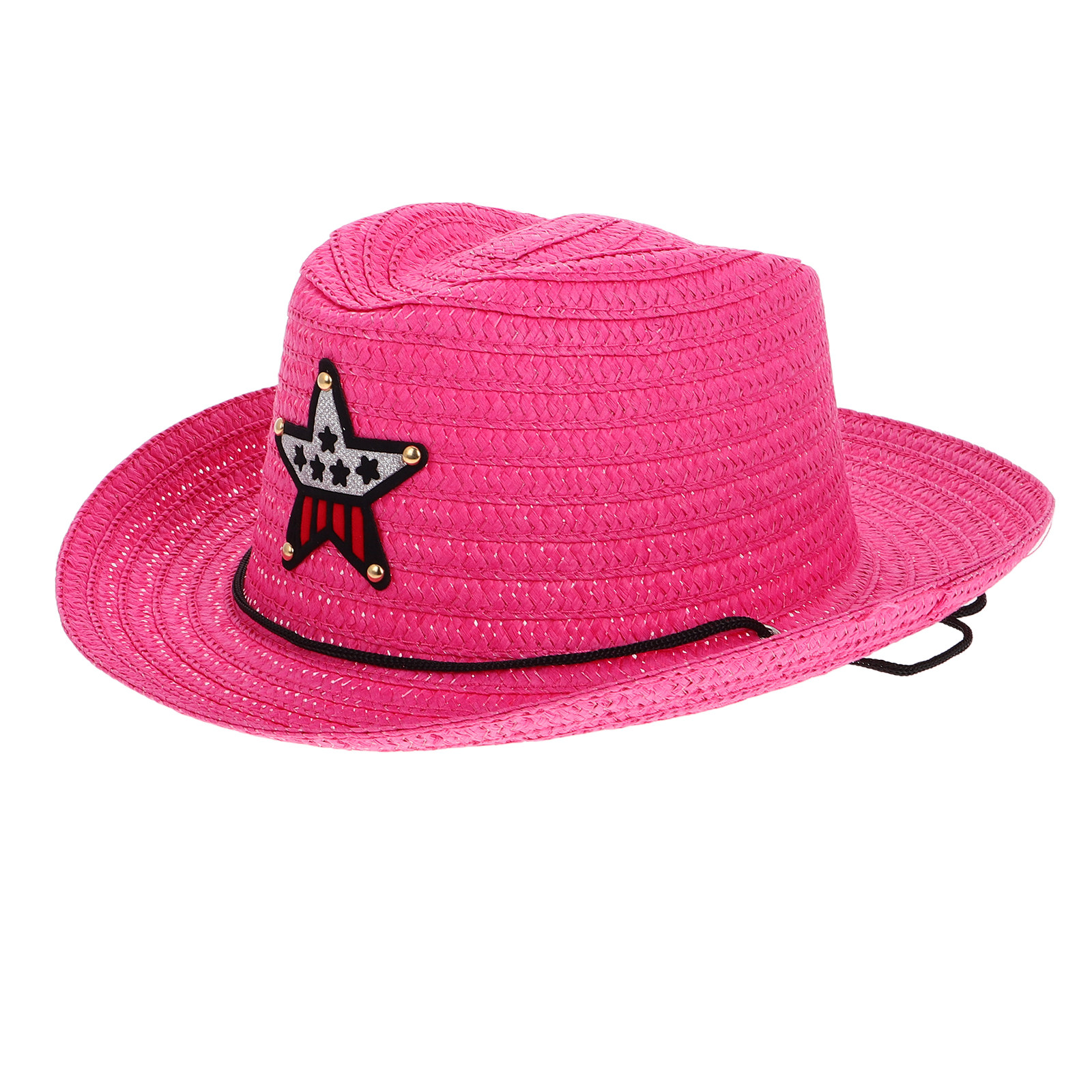 Kids Outdoor Hat - Chapéu de palha estilo cowboy para