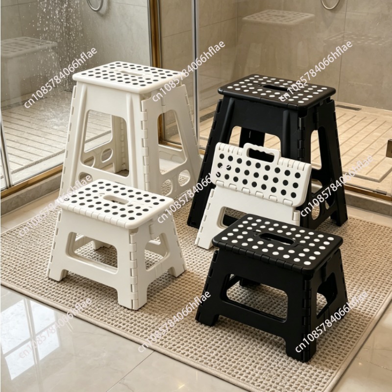 Kids Outdoor Foldable Chair - Banqueta Plástica Reforçada Dobrável, Cadeira Portátil