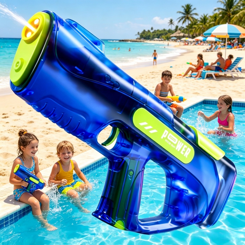 Kids Outdoor Lights - Pistola de Água Elétrica para Crianças