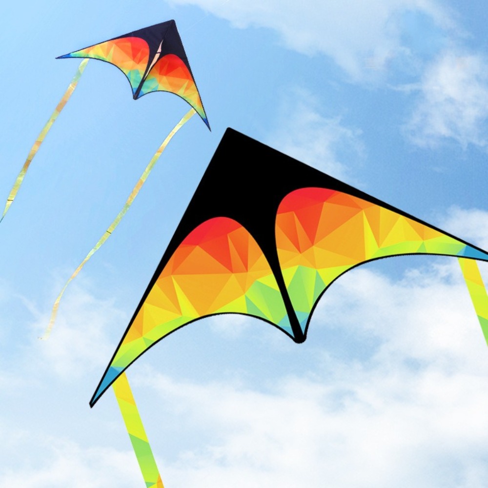 Kite Easy Fly Kids - Pipa delta grande de cauda dupla,