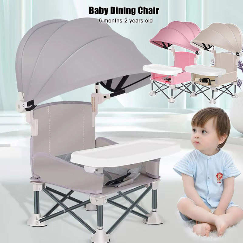 Kids Outdoor Foldable Chair - Bebê dobrável cadeira de jantar liga