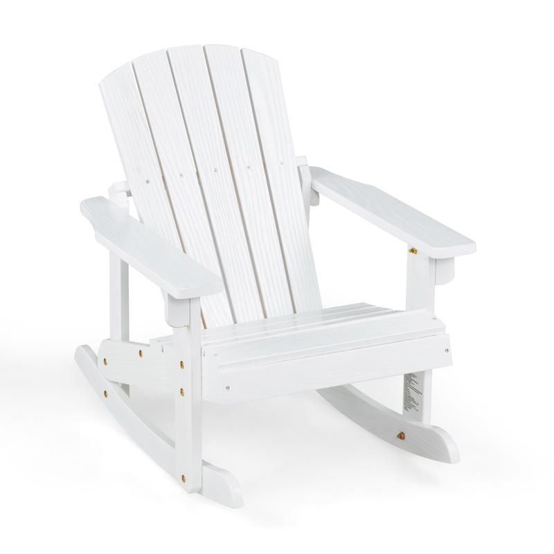 Kids Outdoor Adirondack Chair - Cadeira de Balanço Infantil de Madeira