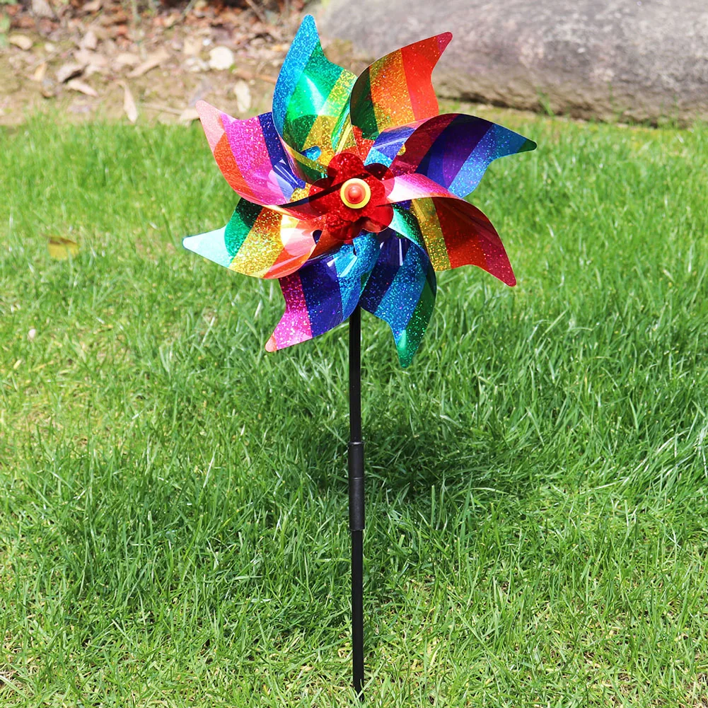 Kids Outdoor Yard - Moinho de vento repelente de pássaros