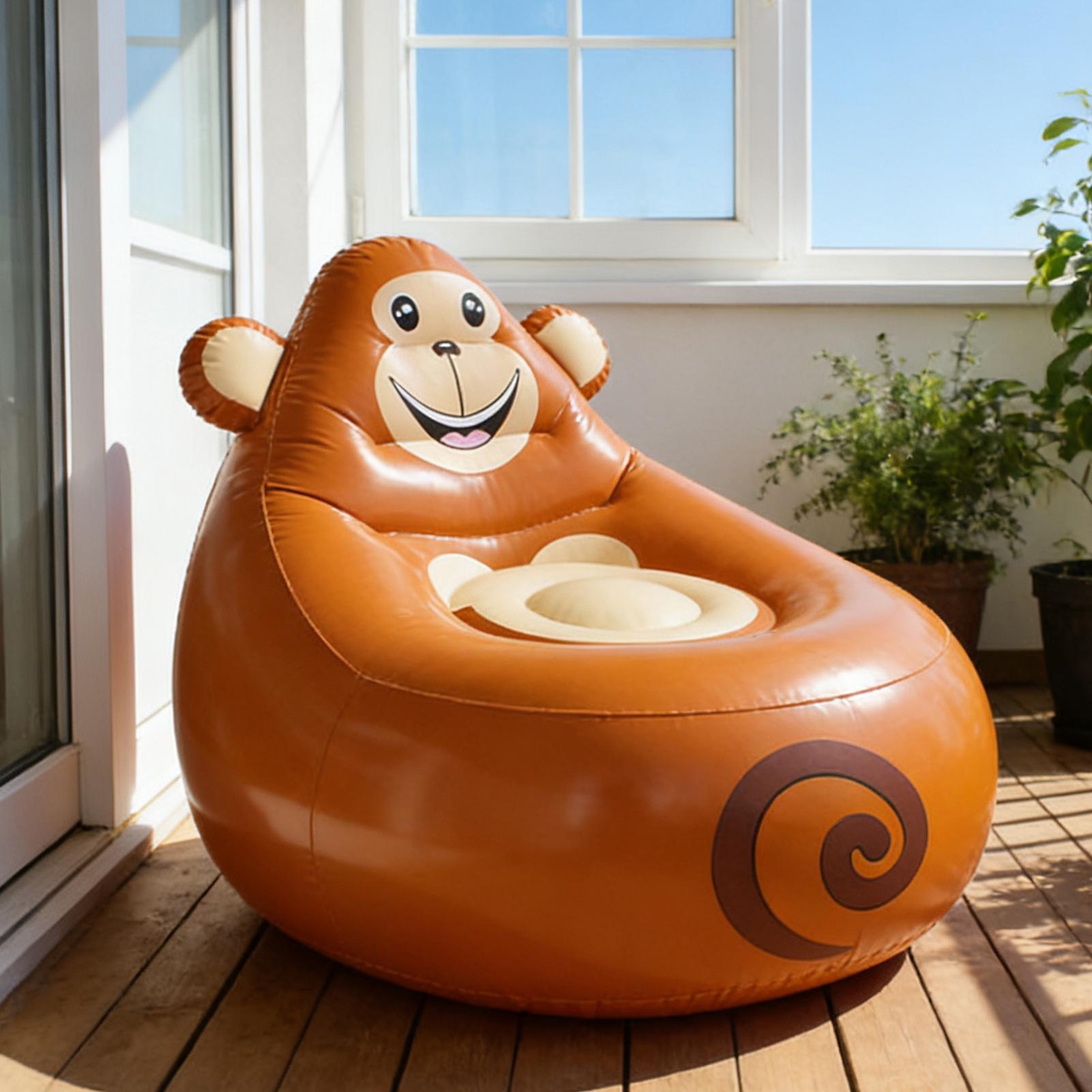 Kids Outdoor Foldable Chair - Sofá inflável para crianças, cadeira dobrável