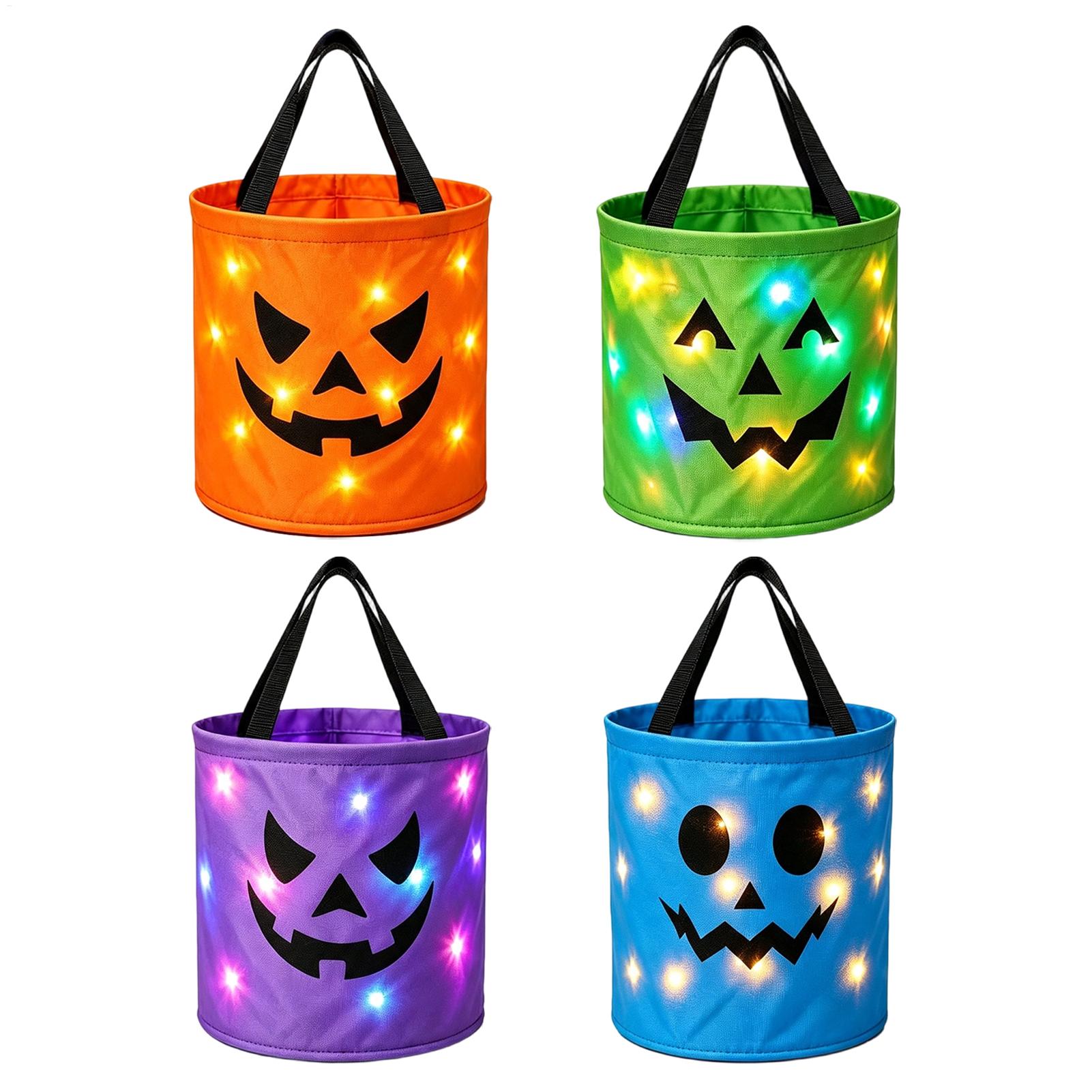 Balde de abóbora iluminado com - Kids Outdoor Lights avaliação e preço
