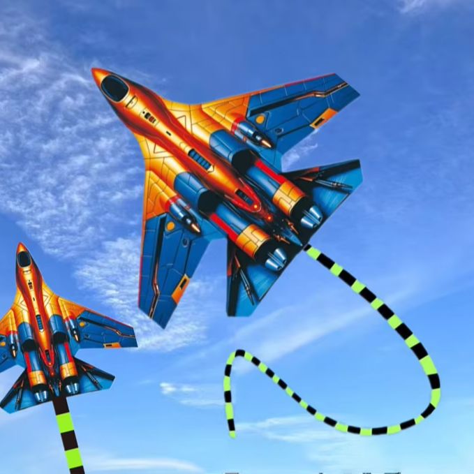 Pipa de Avião de Combate HTMCK - Kite Easy Fly Kids avaliação e preço