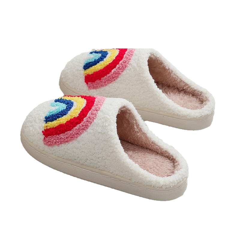 Novo bonito arco-íris dos dese - Kids Indoor Outdoor Slippers avaliação e preço