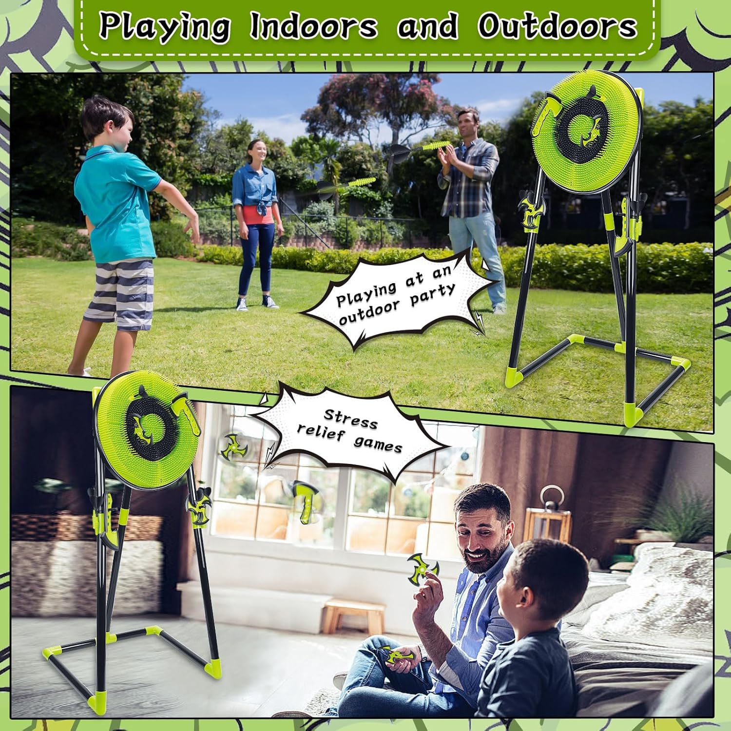 Conjunto de alvo de arremesso  - Kids Outdoor Ninja Set avaliação e preço