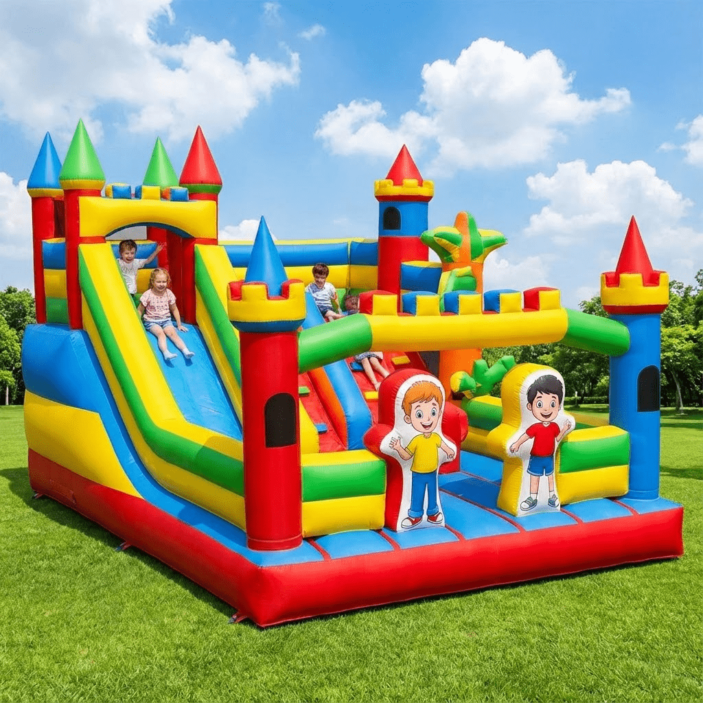 Castelo Inflável Comercial Per - Kids Outdoor House avaliação e preço