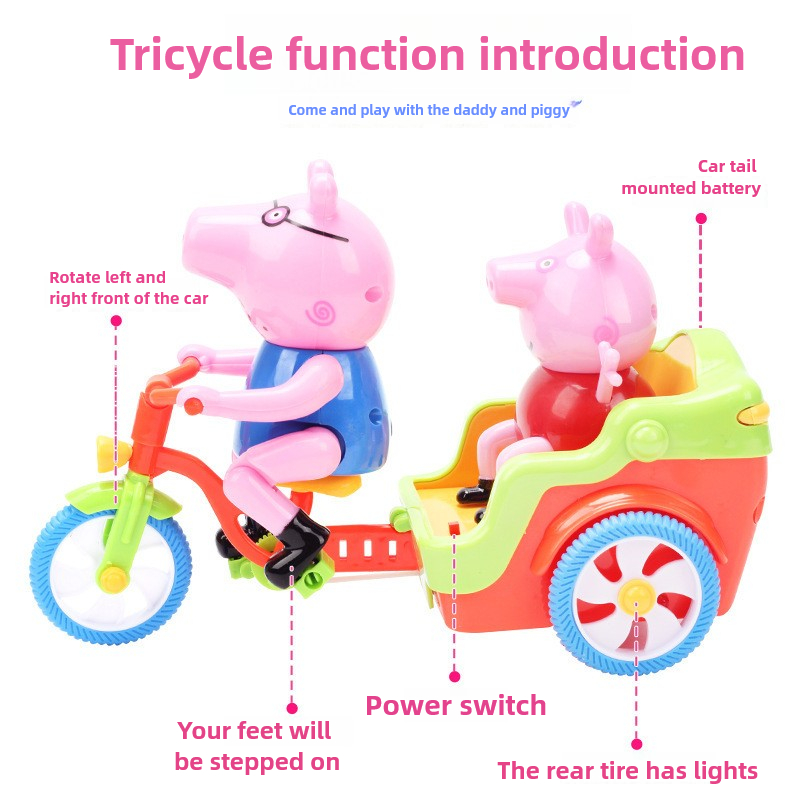 Passeio de porquinho rosa oper - Ride On Toy Car avaliação e preço