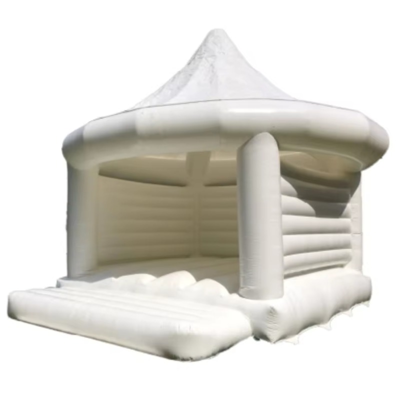 Castelo Inflável Branco para C - Outdoor Games For Kids avaliação e preço