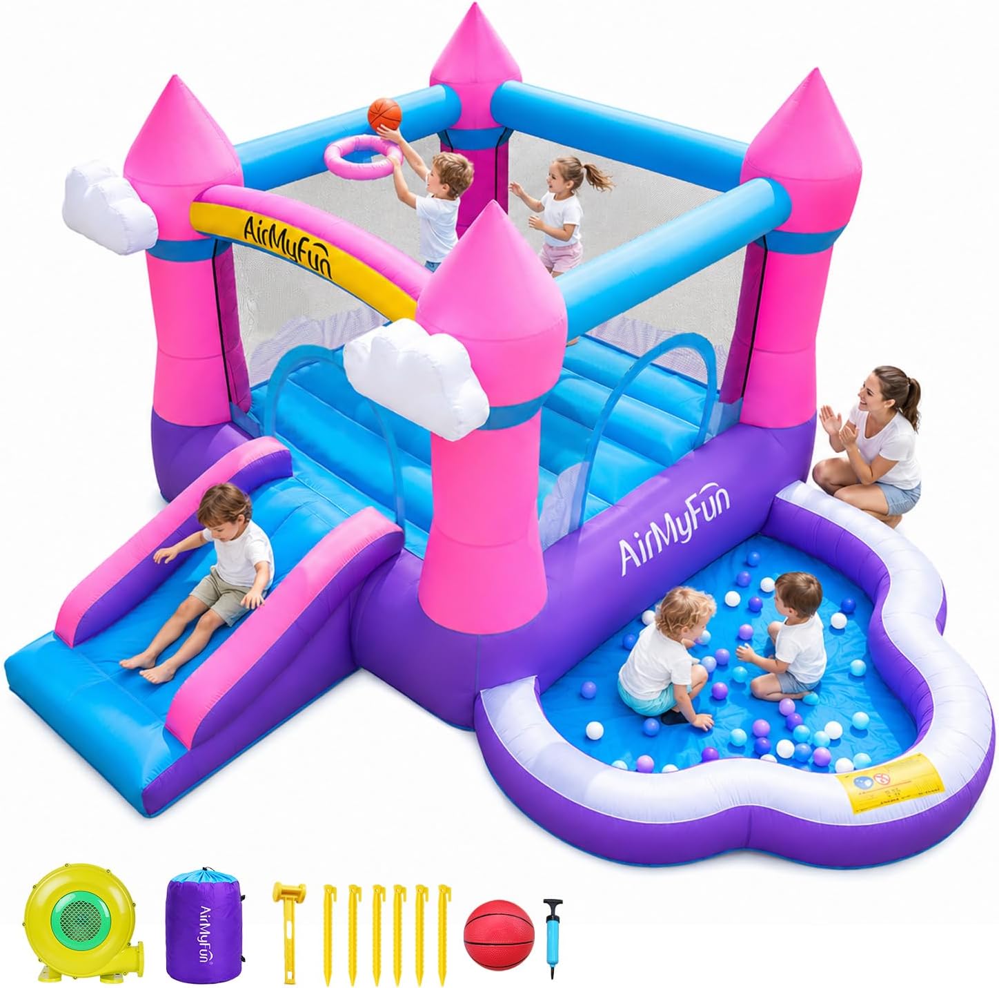 Castelo Inflável Rosa para Cri - Kids Outdoor House avaliação e preço