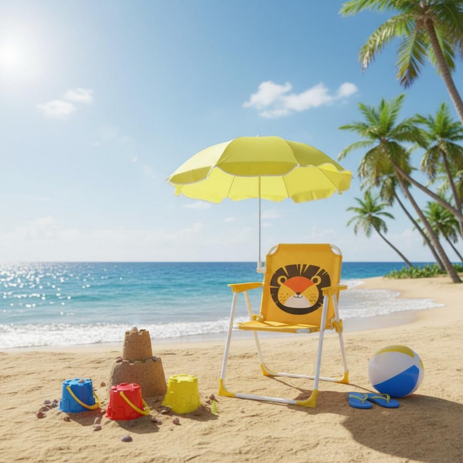 Cadeira de Praia para Crianças - Kids Outdoor Foldable Chair avaliação e preço