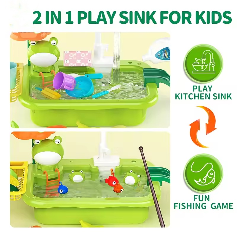 Nova Pia de Cozinha Infantil c - Kids Outdoor Mud Kitchen Accessories avaliação e preço