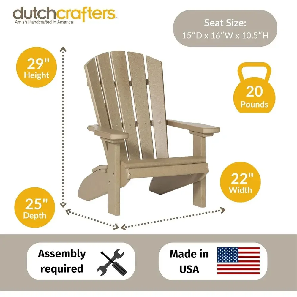 Cadeira Adirondack Poly Kids,  - Kids Outdoor Adirondack Chair avaliação e preço