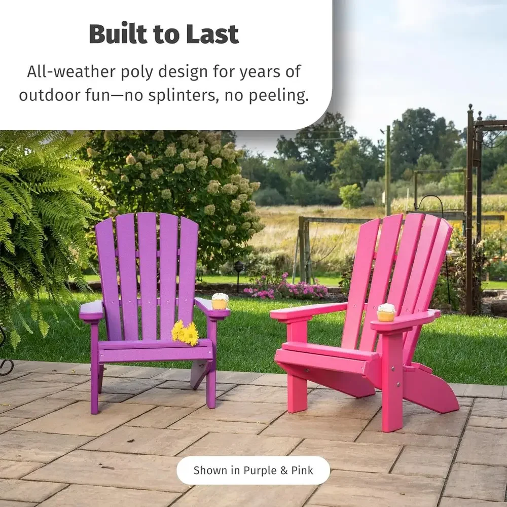 Cadeira Adirondack Poly Kids,  - Kids Outdoor Adirondack Chair avaliação e preço