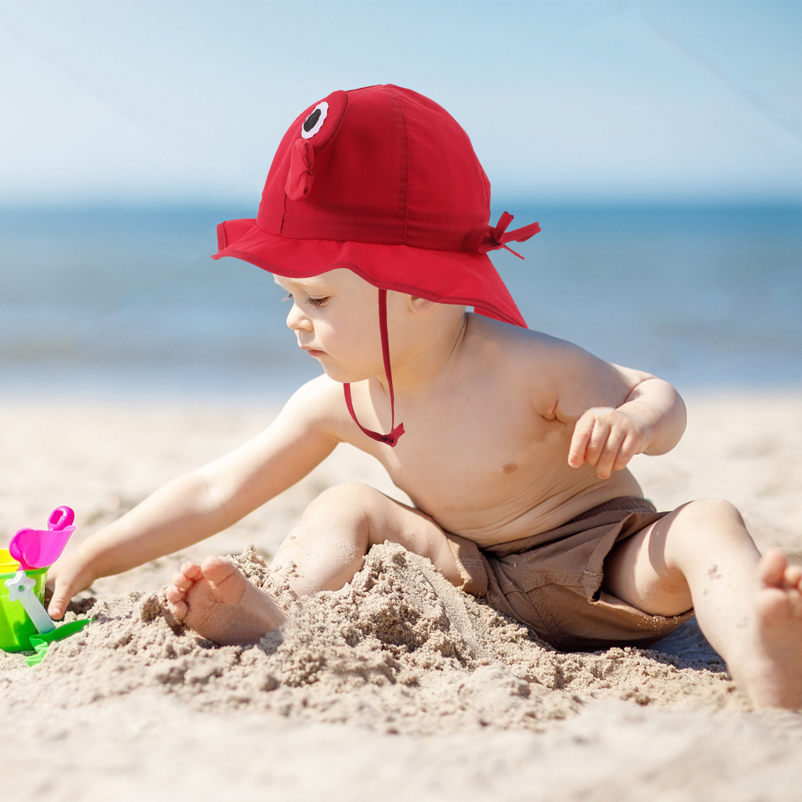 Chapéu de sol infantil com aba - Kids Outdoor Hat avaliação e preço