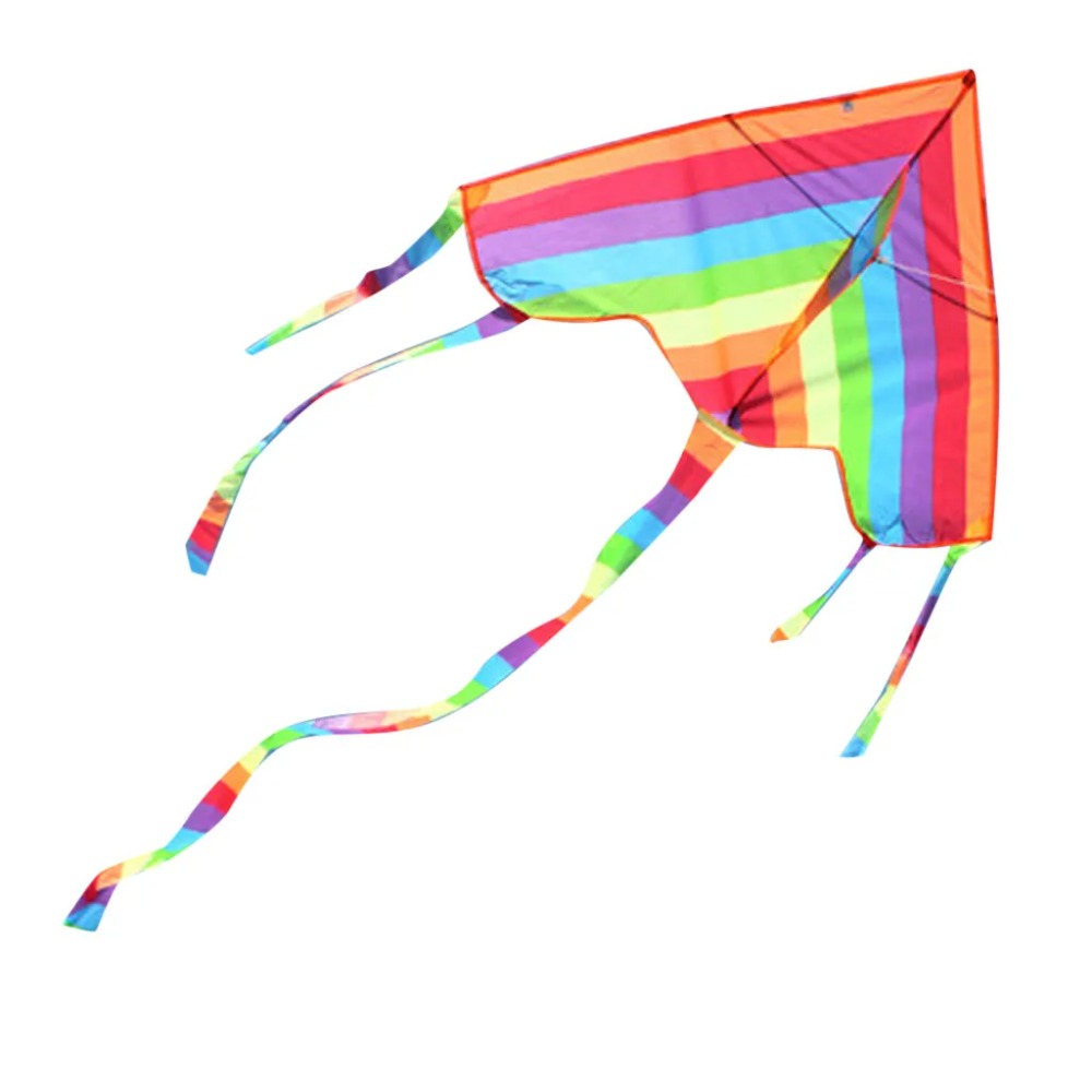 Novo design arco-íris pipa mod - Kite Easy Fly Kids avaliação e preço