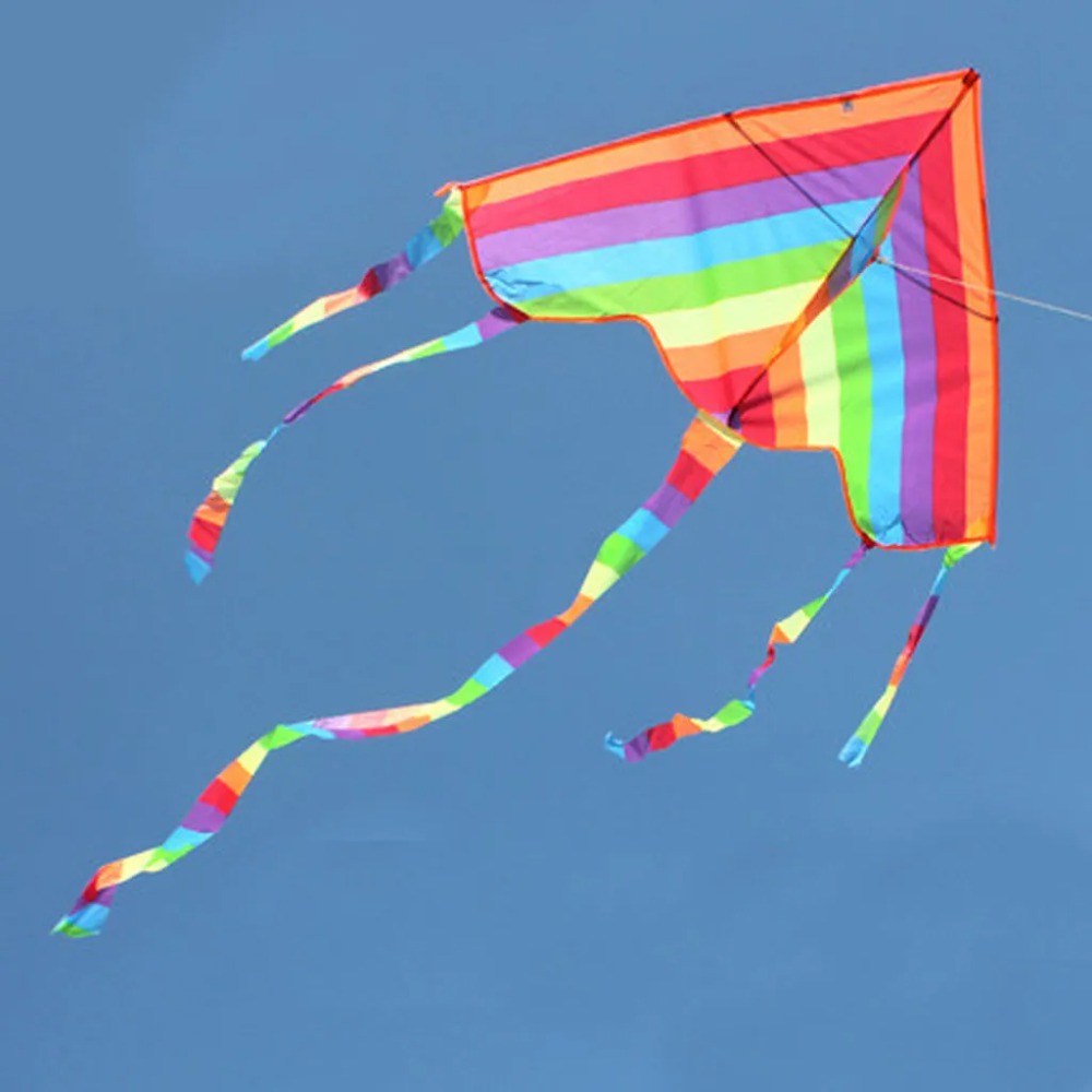 Novo design arco-íris pipa mod - Kite Easy Fly Kids avaliação e preço
