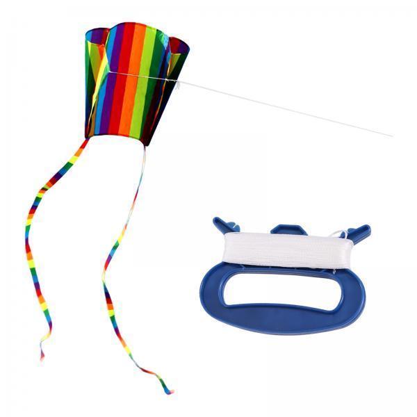 Pipa Grande Arco-Íris Diamante - Kite Easy Fly Kids avaliação e preço