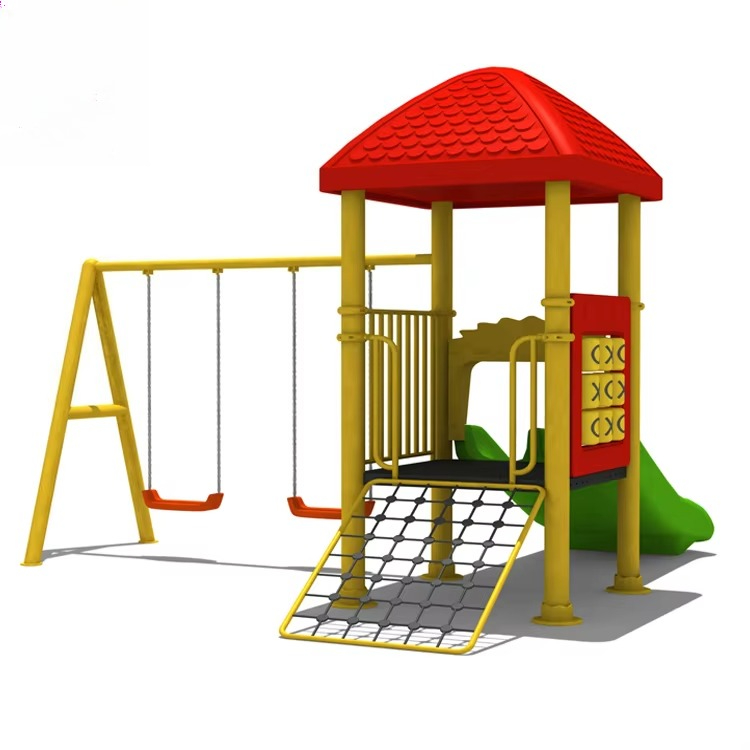 Equipamentos de Playground em  - Kids Outdoor Swing Set With Slide avaliação e preço