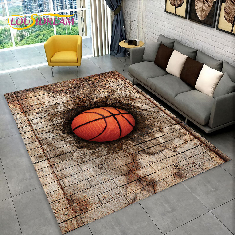 3D Basketball Cour Cartoon Are - Kids Outdoor Flooring avaliação e preço