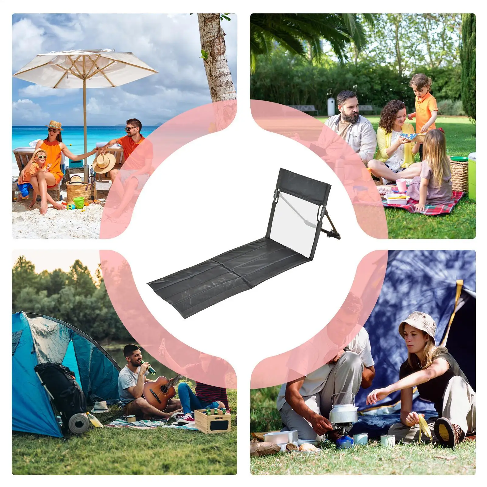 Cadeira de Praia Dobrável para - Kids Outdoor Lounge Furniture avaliação e preço