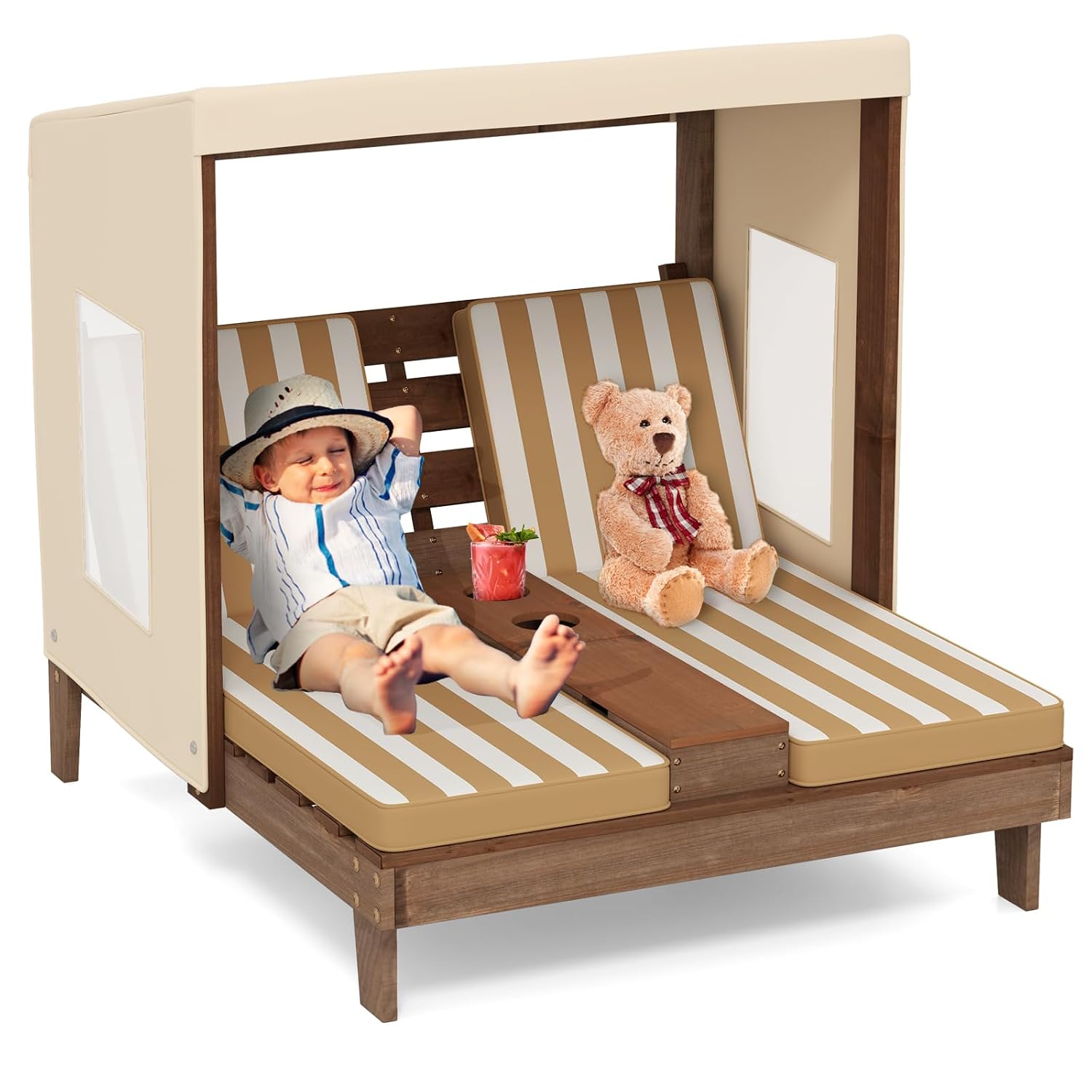 Espreguiçadeira dupla infantil - Kids Outdoor Lounge Furniture avaliação e preço