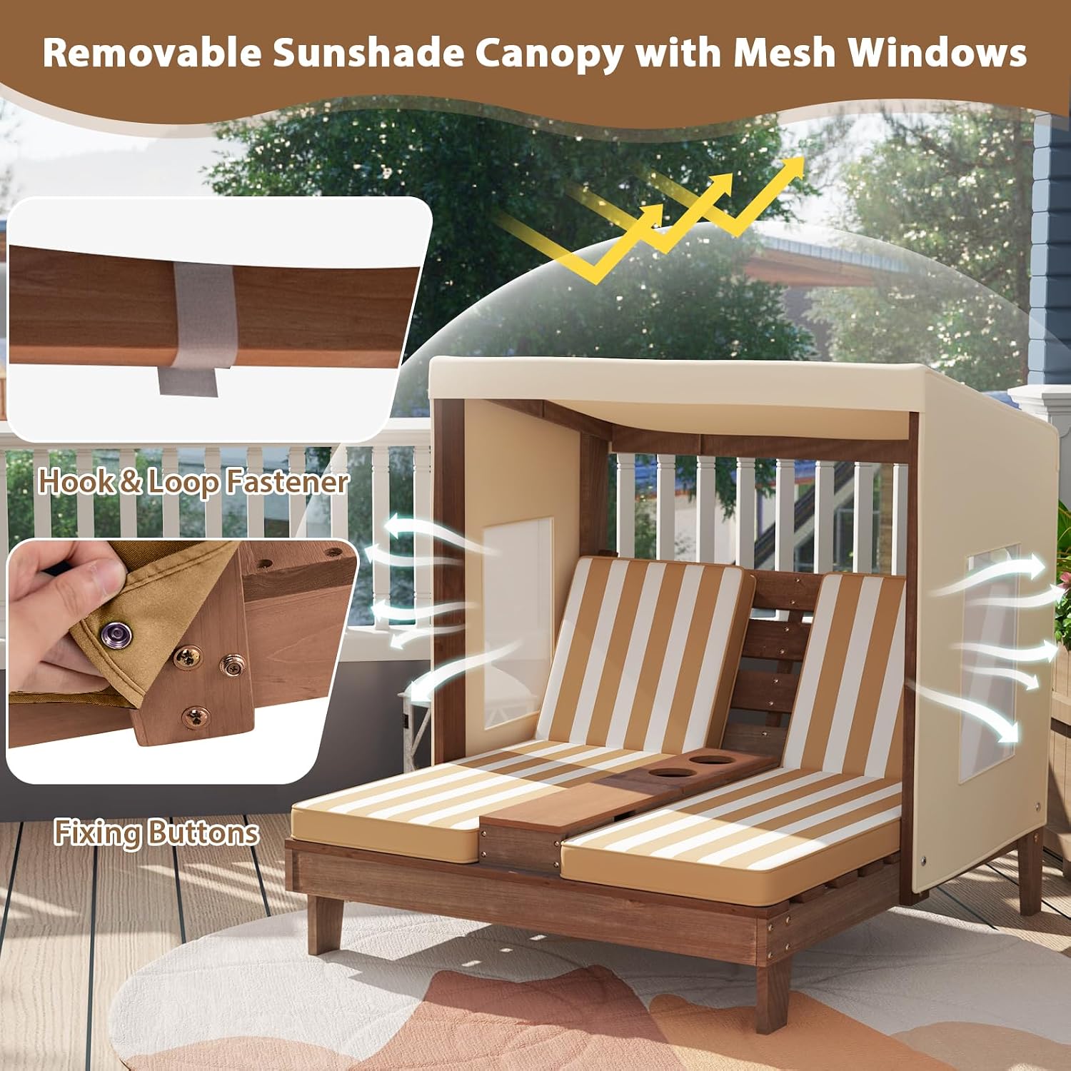 Espreguiçadeira dupla infantil - Kids Outdoor Lounge Furniture avaliação e preço