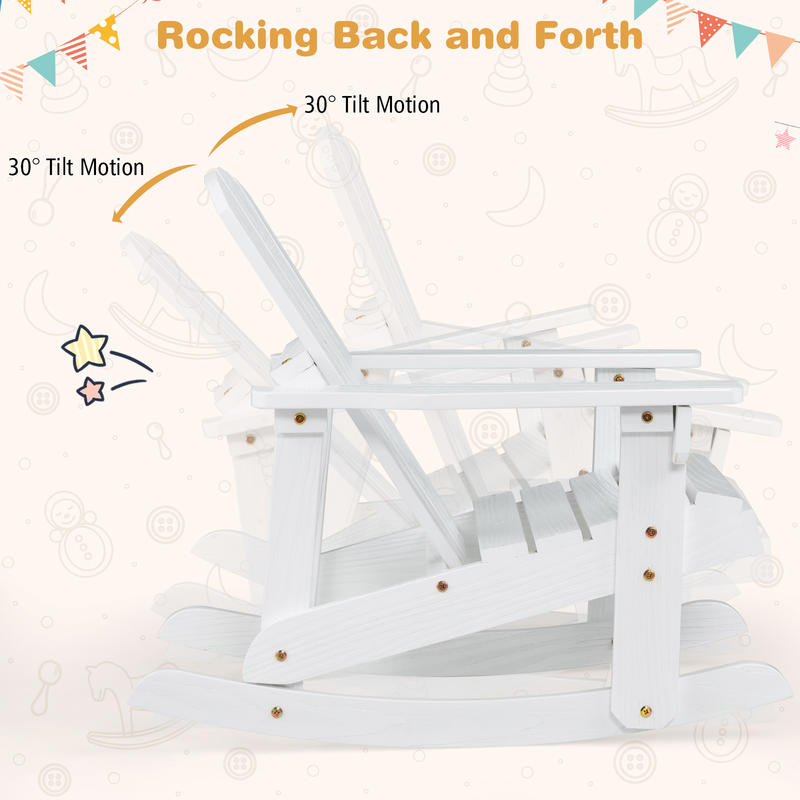 Cadeira de Balanço Infantil de - Kids Outdoor Adirondack Chair avaliação e preço