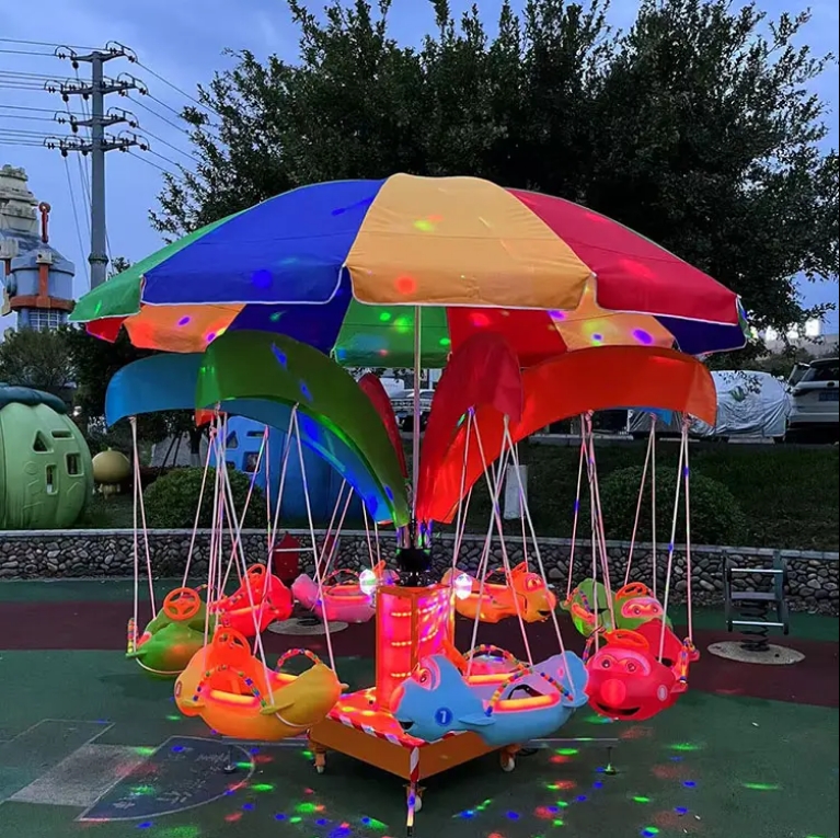 Mini Carrossel Infantil ao Ar  - Kids Outdoor Seating avaliação e preço